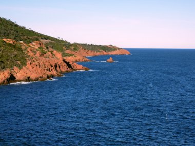 Esterel massif günbatımı tarafından