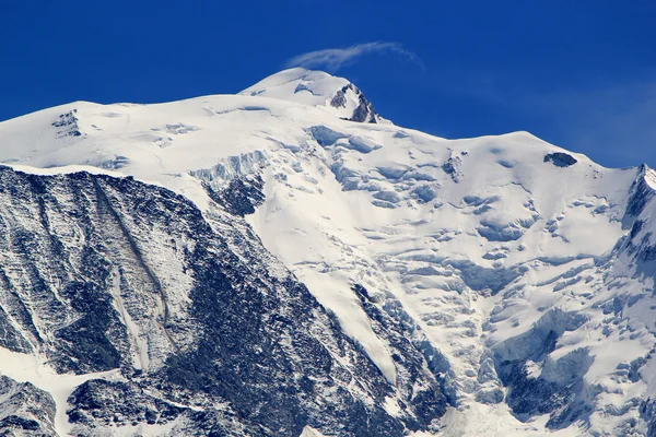 Mont-Blanc massif, Frankrig - Stock-foto