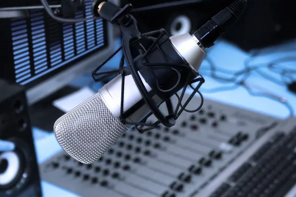 Radyo stüdyosu — Stok fotoğraf