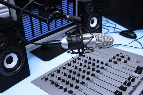 Radyo stüdyosu — Stok fotoğraf