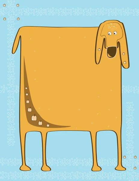 Квадратний собака — стоковий вектор