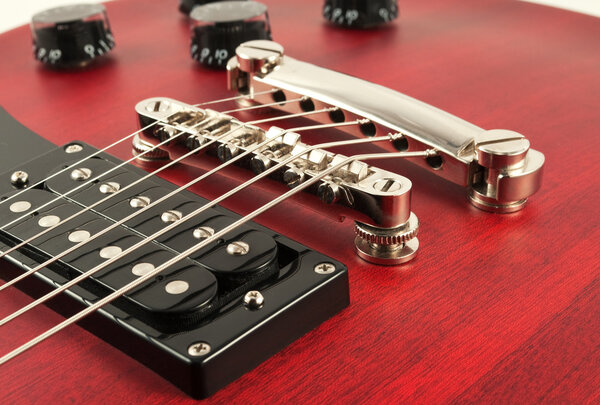 Details of electric guitar