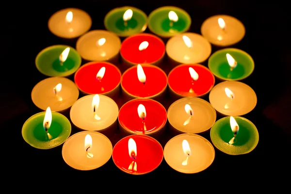 stock image Color light candle