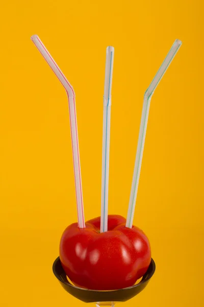 Juice från tomat — Stockfoto