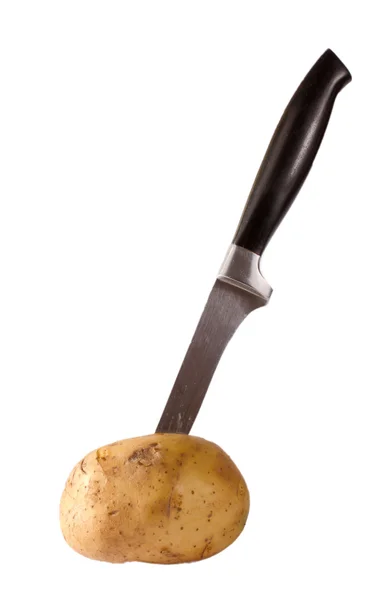 stock image Knife in potato