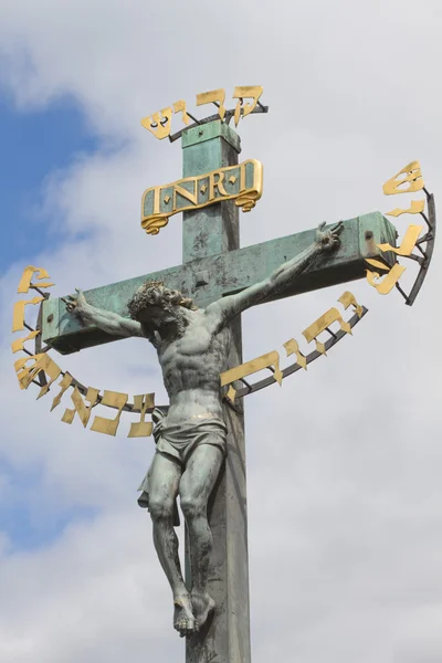 Jesus na cruz — Fotografia de Stock