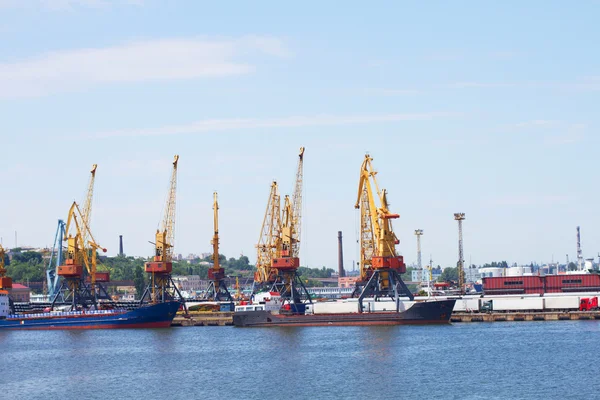 View on trading port — Stock Photo, Image