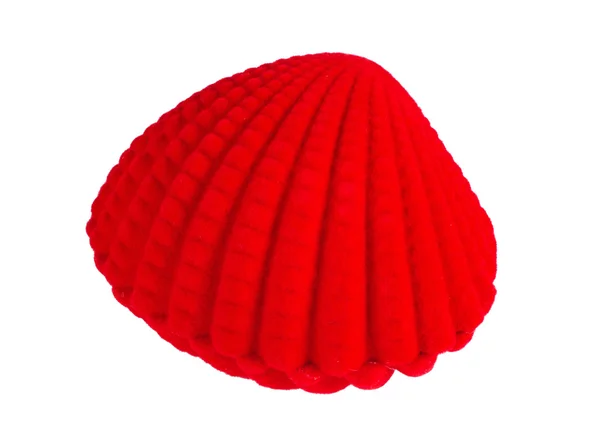 Red seashell — Stock Photo, Image