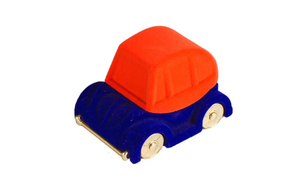 Kleurrijke speelgoedauto — Stockfoto