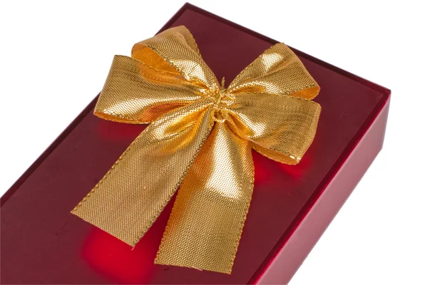 Eine rote Geschenkbox — Stockfoto