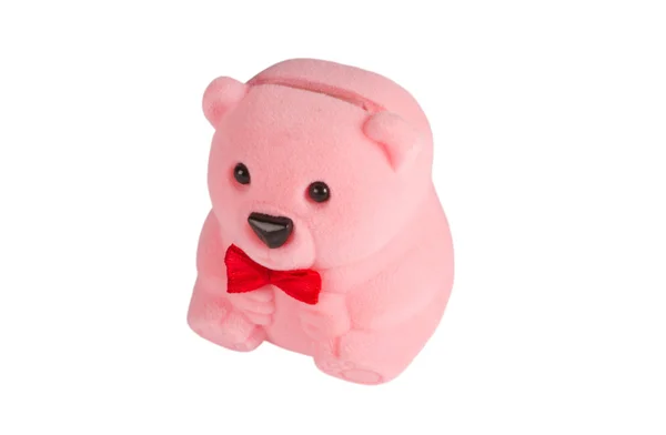 Розовая бархатная собака — стоковое фото