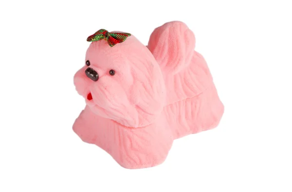 Roze fluwelen dog2 — Stockfoto