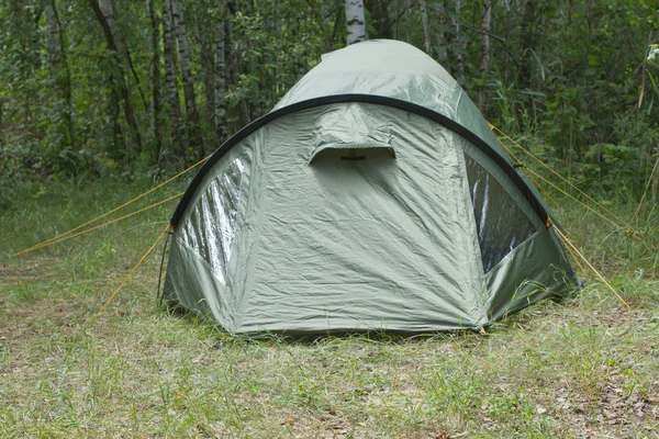 Green tent — Stock Photo, Image