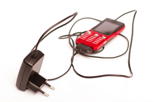 Cell phone charger — Stock Photo, Image