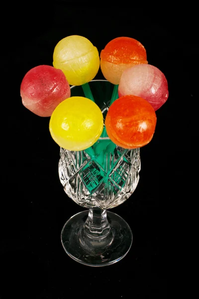 Piruletas dulces coloridas — Foto de Stock