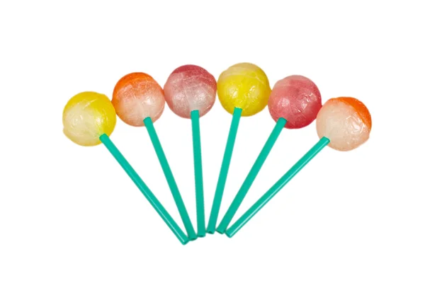 Piruletas dulces coloridas 1 — Foto de Stock