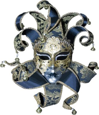 Handmade venetian mask clipart