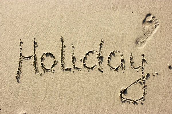 Vakantie op zand — Stockfoto