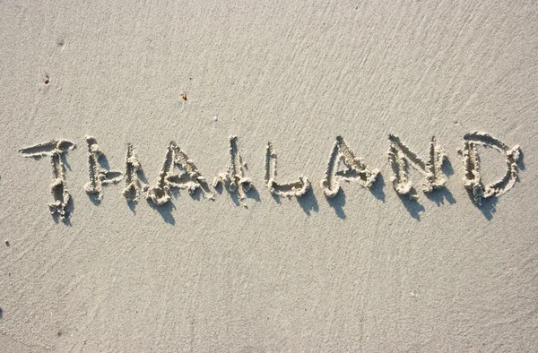 Thailand på sand — Stockfoto