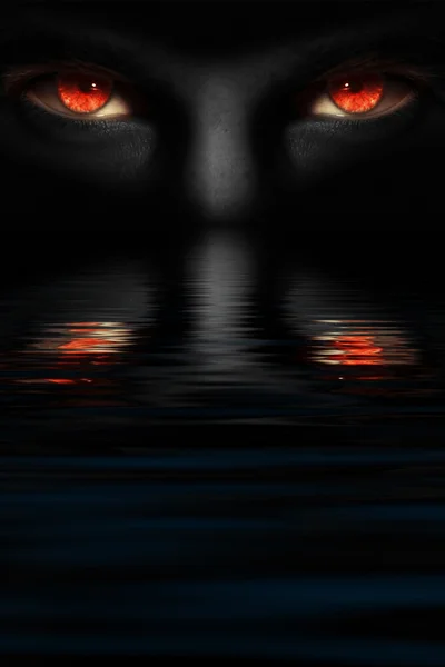 Глаза дьявола — стоковое фото