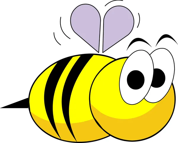 Смешная пчела — стоковое фото