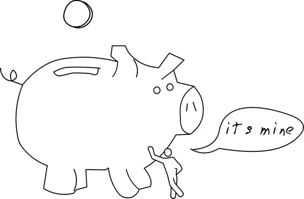 돼지 은행 — 스톡 사진