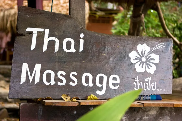 Thaise massage Rechtenvrije Stockfoto's