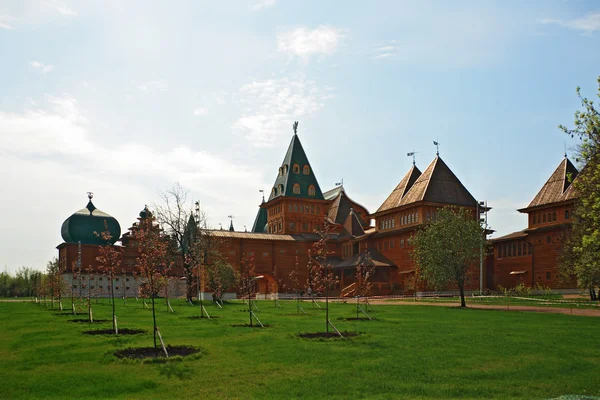 Trä palace i kolomenskoye — Stockfoto