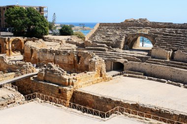 Tarragona 'daki Roma amfi tiyatrosu