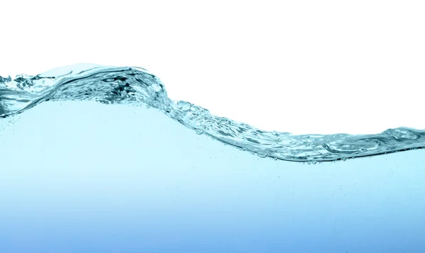 Водні бульбашки в синьому — стокове фото