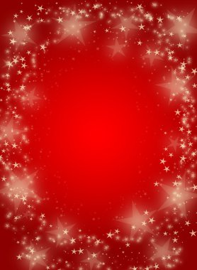 Red background with stars clipart