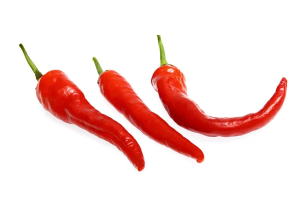 Φρέσκο κόκκινο καυτό πιπέρι τσίλι — Φωτογραφία Αρχείου