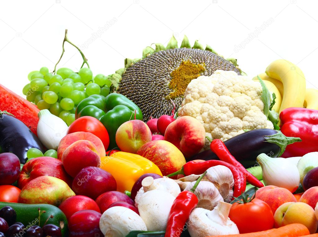 Fresh vegetables and fruits — Stock Photo © halina_photo 2976976