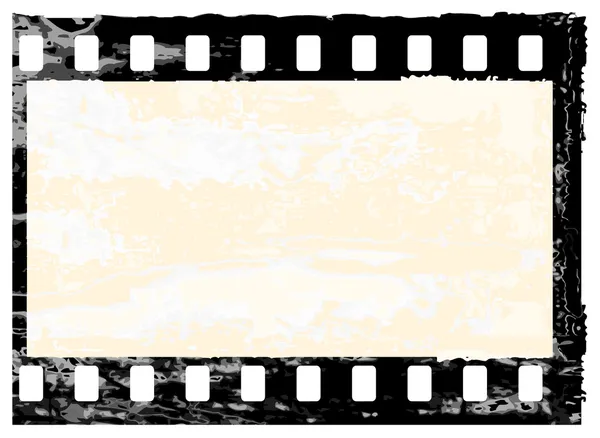 Grunge cadre de bande de film — Image vectorielle