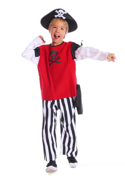 Child play acting a Pirate — Stock Photo, Image
