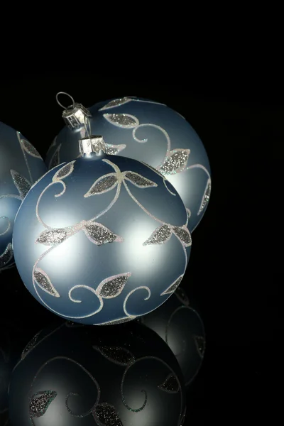 Blue glass ornament — Stock Photo, Image