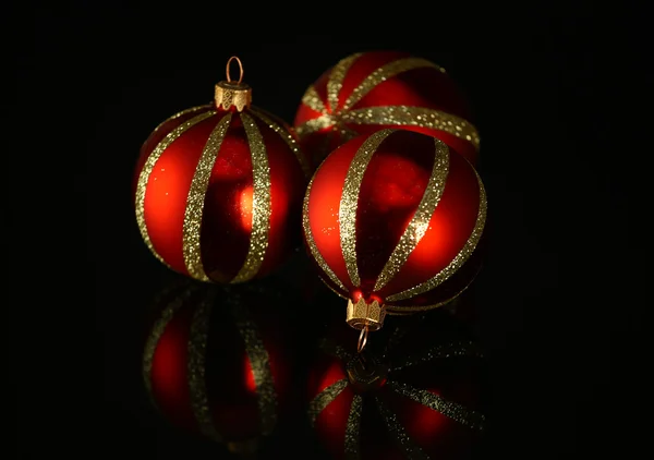 Rood glazen ornament — Stockfoto