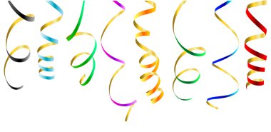 Party streamers clipart