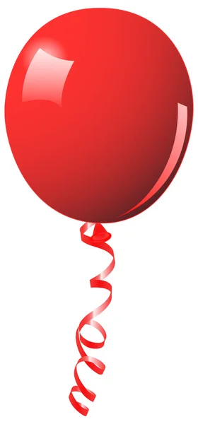 Ballon rouge — Image vectorielle