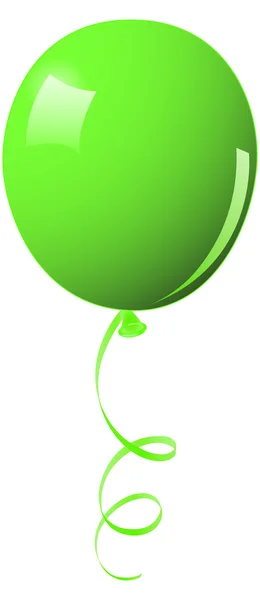 Gröna ballongen — Stock vektor