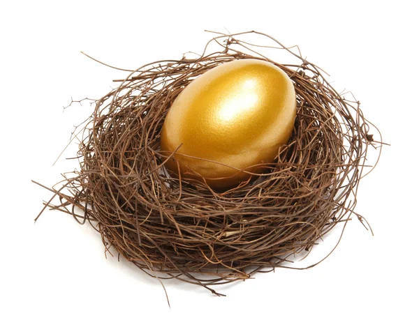 Złote jajo — Zdjęcie stockowe