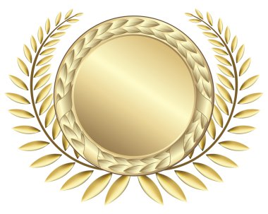 Gold award ribbons clipart