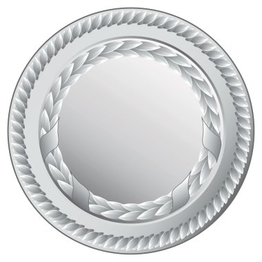 Silver medal clipart