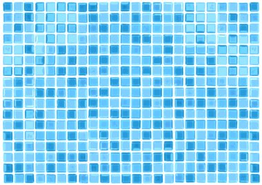 Vector Seamless Blue Tiles Background clipart