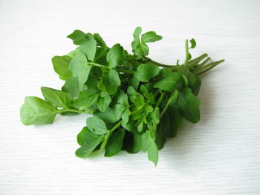 Watercress, Nasturtium officinale clipart