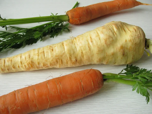Zanahorias y chirivía — Foto de Stock