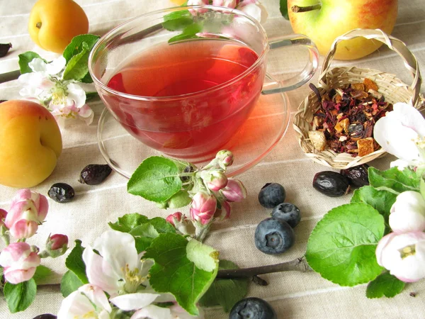 Fruit tea – Früchtetee — Stock Photo, Image