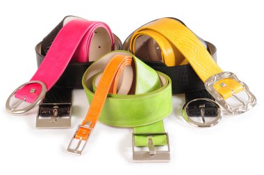 Belts. Isolated clipart