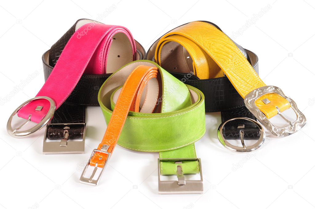Belts. Isolated