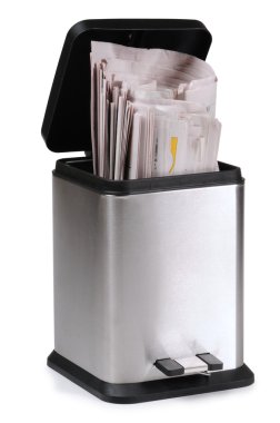 Waste can. Isolated clipart